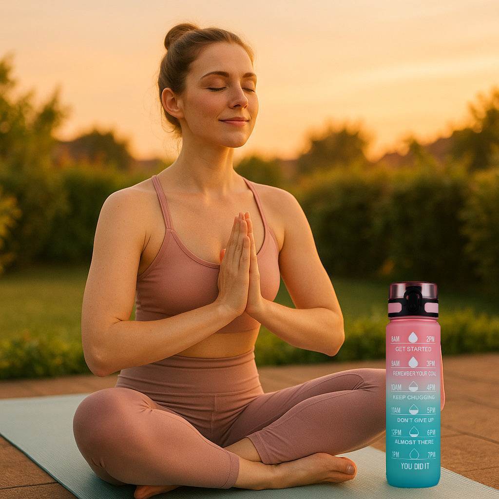 Sculpt’Mom™ Motivational Water Bottle – Your daily hydration and weight loss ally! - Santivibe
