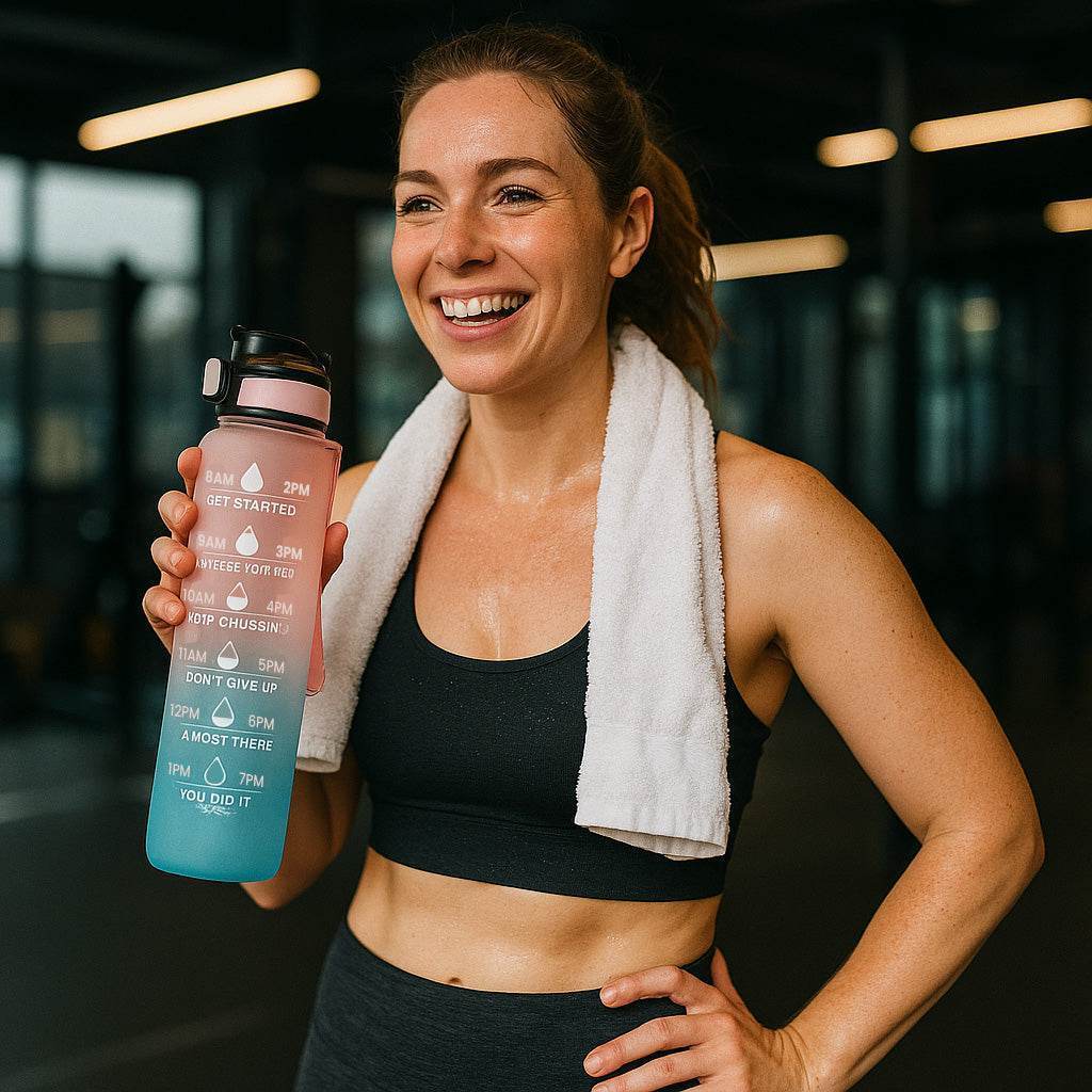 Sculpt’Mom™ Motivational Water Bottle – Your daily hydration and weight loss ally! - Santivibe